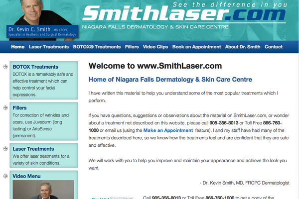 SmithLaser.com - Smith Laser - Adam Sawicki Toronto Web Developer